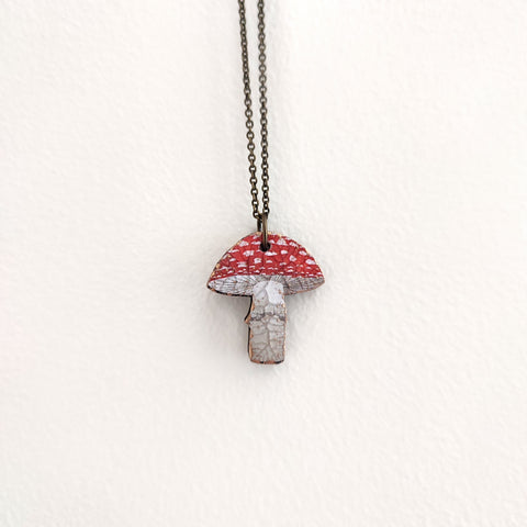 Fly Agaric Pendant Necklace