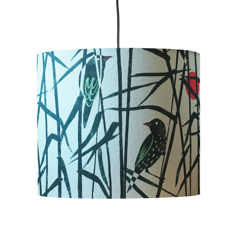 Reed Warblers Lampshade - Emily Jepps Studio