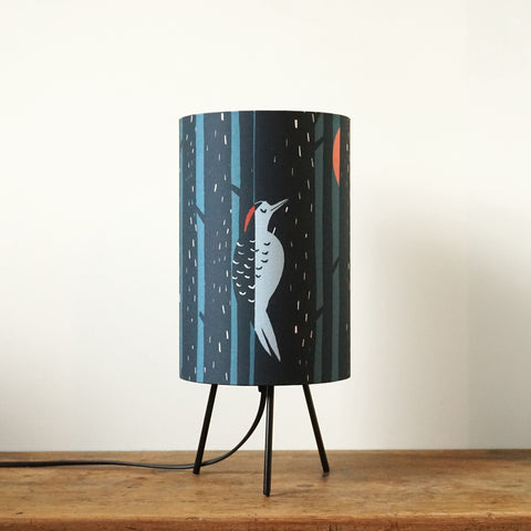Woodpecker Forest Tripod Lamp - Emily Jepps Studio